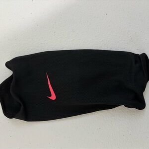 Nike Black Arm Sleeve with Red Logo